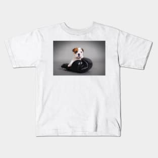 Boxing English bulldog Kids T-Shirt